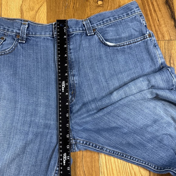 LEVIS 505 Mens 38x34 505 Black Batwing Red Tab Reg Straight Fit Vintage Y2K - Picture 10 of 14